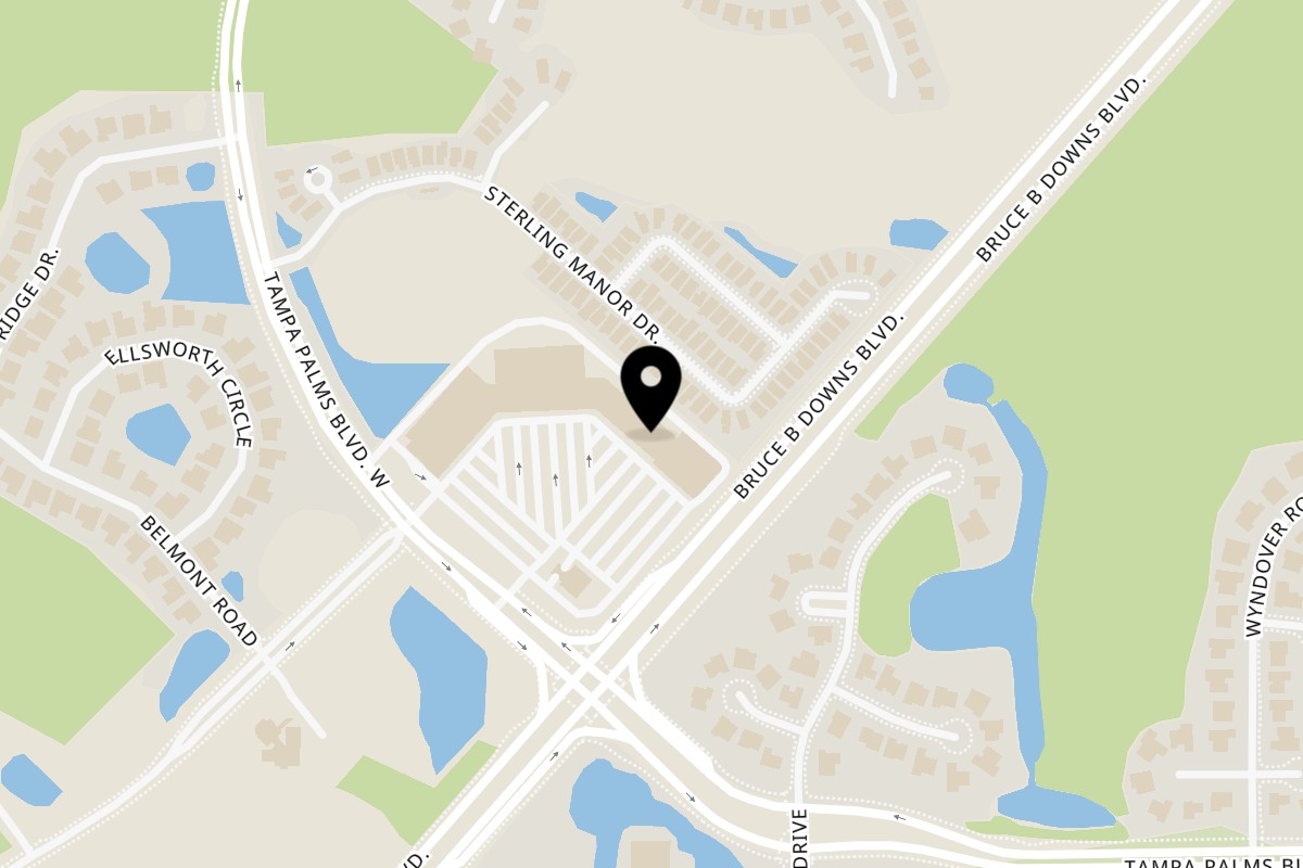 Map showing the location of Don Julio's Authentic Mexican Cuisine Don Julio’s Authentic Mexican Cuisine - Tampa Palms on 16023 Tampa Palms Blvd W in Tampa
